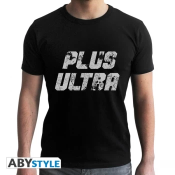 Image of My Hero Academia - Plus Ultra Mens Large T-Shirt - Black