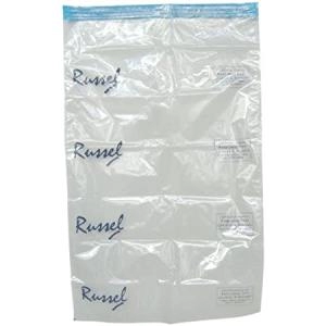 H & L Russel Gusseted Vacuum Storage Bags, Set of 2, Clear