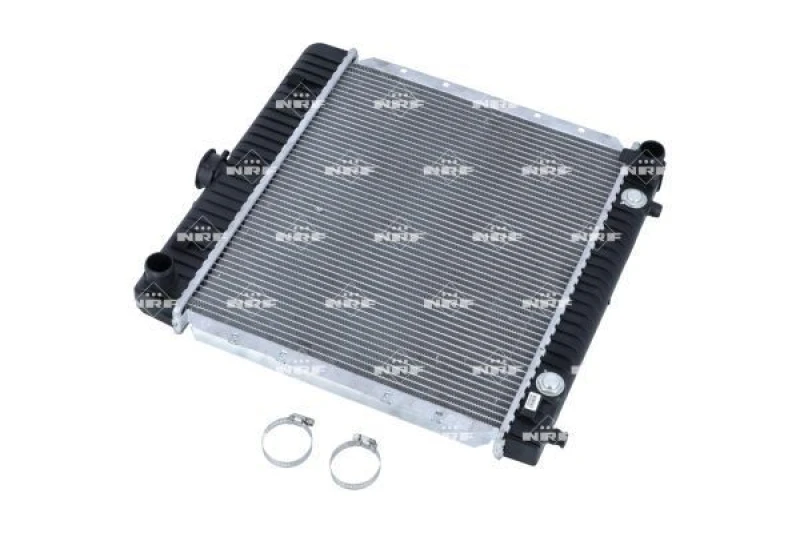 Image of NRF 504250 Engine radiator EASY FIT Brazed cooling fins, Aluminium, with mounting parts Aluminium Radiator,engine cooling (470)