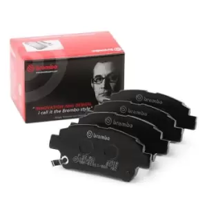 Image of BREMBO Brake pad set TOYOTA P 83 051 044650W050,0446512580,0446512590 0446512591,0446512592,0446513020,0446513040,0446513041,0446513050,0446517100