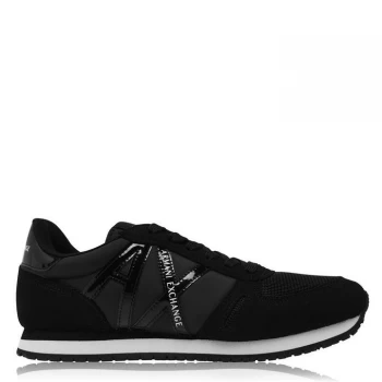 Image of Armani Exchange Branded Sneakers Black Size 38 Women