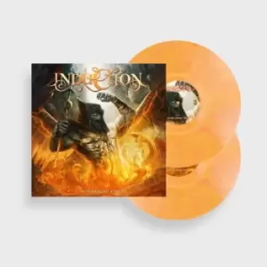 image of Induction Born From Fire - Yellow / Orange Marbled - Sealed 2022 UK 2-LP vinyl set AFR0053V