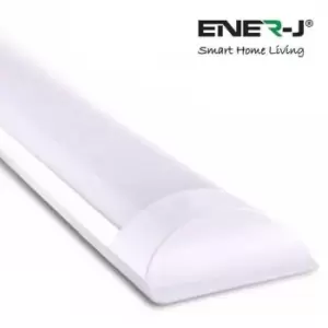 Image of 18W Prismatic LED Tube Batten complete fitting 0.6m, 1440 lumens, 4000K (pack of 2 units)