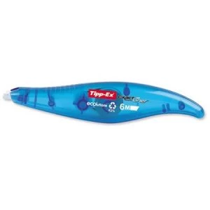Image of Tipp-Ex 5mm x 6m Exact Liner Correction Tape Roller Pen-shaped Disposable Pack of 10