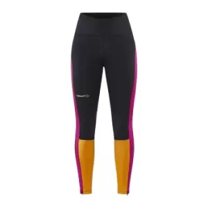 image of Craft Womens/Ladies Pro Hypervent Leggings (L) (Black/Roxo)