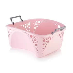 image of Minky 40L Stackable Laundry Basket Pink