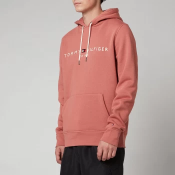 image of Tommy Hilfiger Mens Logo Hoodie - Mineralize - L