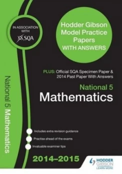 Image of Sqa Specimen Paper 2014 Past Paper National 5 Mathematics and Hodder Gibson Model Papers by Sqa Paperback