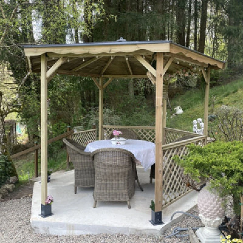 Image of Cerland Lora Wooden Gazebo 3.2M