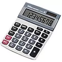Image of Office Depot Desktop Calculator AT-812T 8 Digit Display Silver
