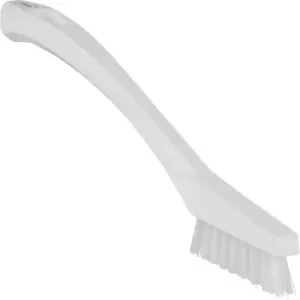 Image of Vikan Detail brush, extra hard, pack of 10, white
