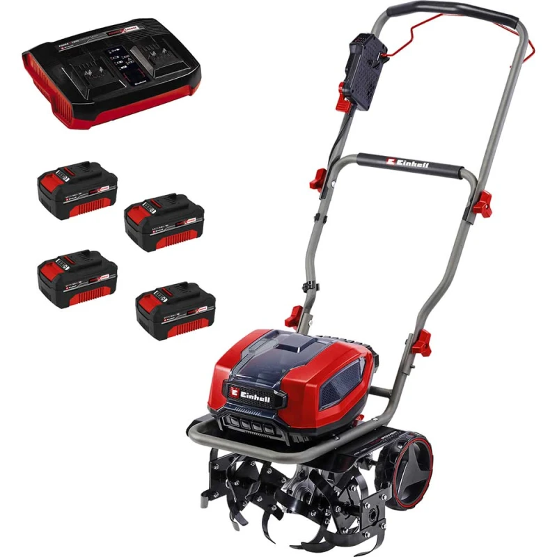 Image of Einhell Professional GP-CR 36/45 Li E BL 36v Cordless Brushless Tiller 450mm GP-CR 36/45 Li E BL Batteries: 4 x 4ah Li-ion