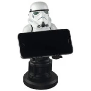 image of Star Wars Collectable Stormtrooper 8" Cable Guy Controller and Smartphone Stand