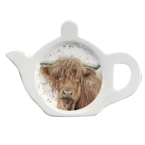 image of Bree Merryn Highland Cow Tea Bag Tidy