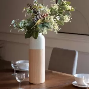 Image of Ramsey Vase White Natural 43cm White