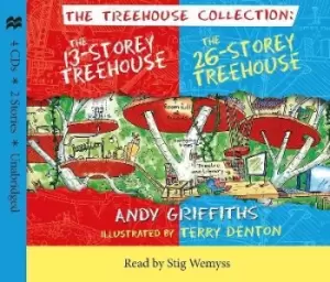 Image of The 13-Storey & 26-Storey Treehouse CD set by Andy Griffiths