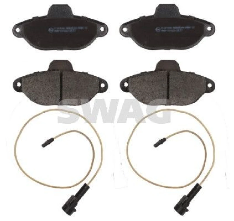 Image of Brake pad set SWAG 70 91 6084