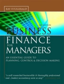 Image of Business Finance for Managers by R Fitzgerald Paperback