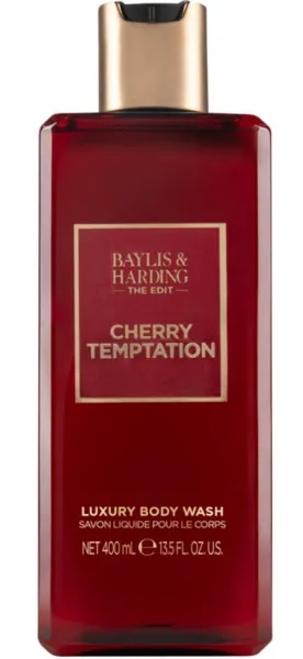 image of Baylis & Harding Cherry Temptation Luxury Body Wash 400ml