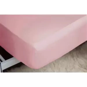 Image of Easy Care Fitted Sheet Single 15" Box Blush