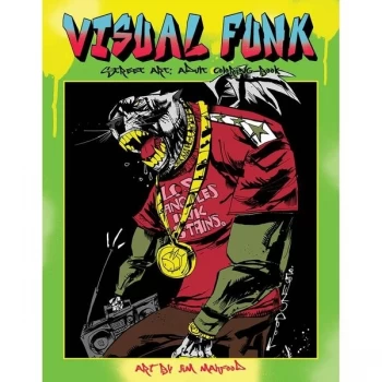 Image of Visual Funk Street Art Adult Coloring Book