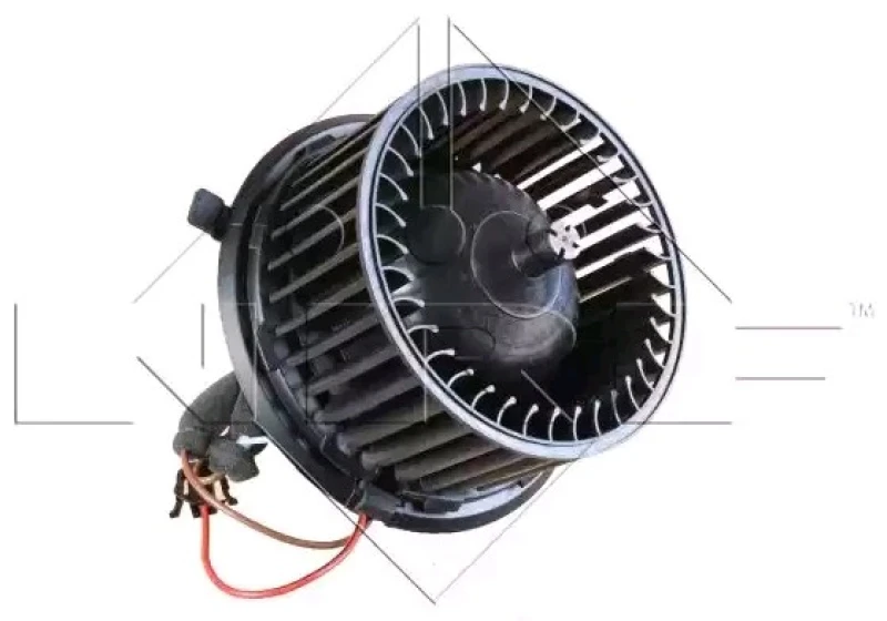 Image of NRF 34085 Blower Motor for left-hand drive vehicles Interior Blower (2669)