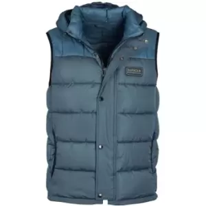 Image of Barbour International Peak Baffle Gilet - Blue