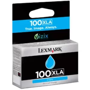 image of Lexmark 100 Return Cartridge Pack, Cyan