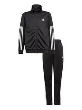 Image of adidas Boys Team Tracksuit - Black, Size 11-12 Years