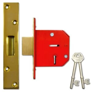 image of Worral 5-Lever Deadlock with 22mm Double Bolt-Throw