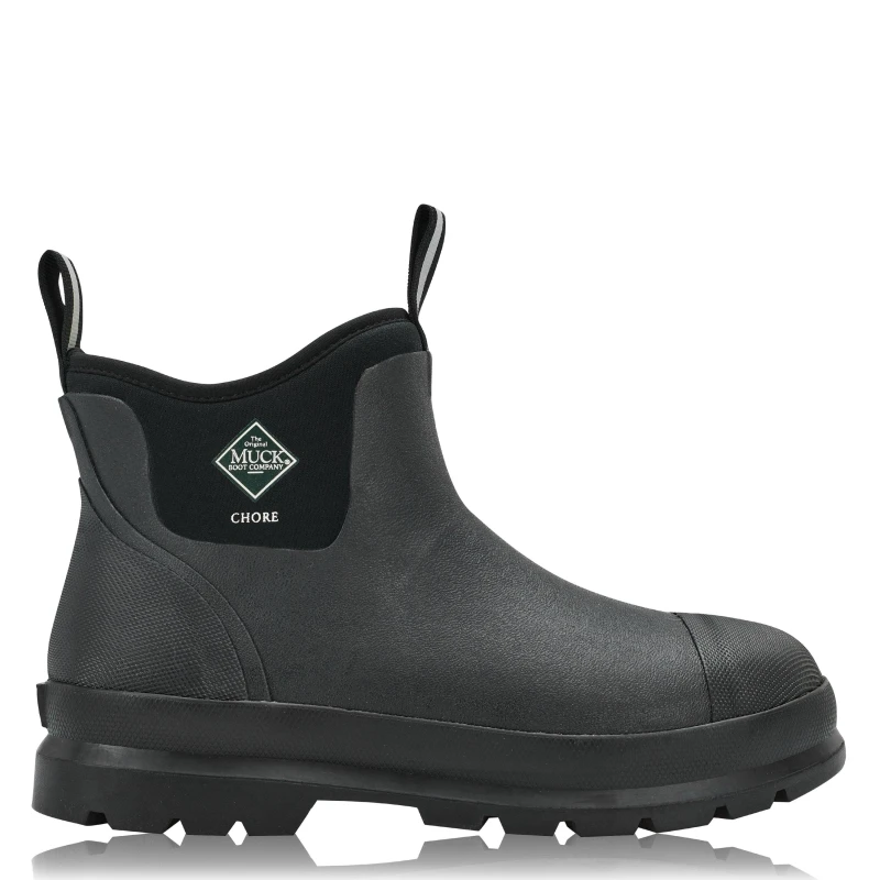 Image of Muck Boots Muck Boots Men 'Chore Classic Chelsea' Wellingtons in Black Size: 13 Black 13 Male 664911099173