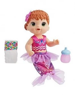 image of Baby Alive Shimmer N Splash Mermaid Red Hair, One Colour