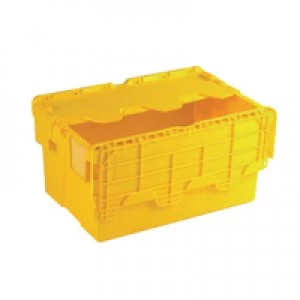 image of Slingsby Attached Lid Container 54L Yellow 375817