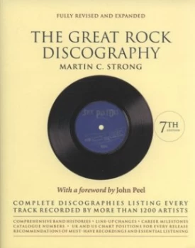 Image of The Great Rock Discography by Martin C. Strong Hardback