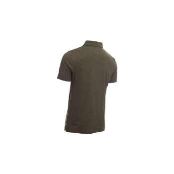 image of Calvin Klein Newport Polo - Olive Green Marl - L Size: Large