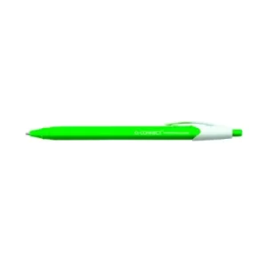 image of Biodegrade Ballpoint Retractable Black (Pack of 12) KF10496