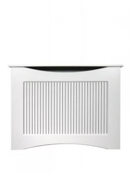 image of Adam Fire Surrounds 120Cm White Satin Radiator Cover