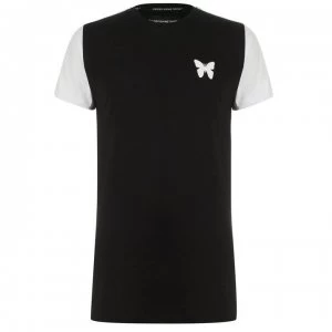 Image of Good For Nothing Transition Raglan T Shirt Mens - Black/Red/White