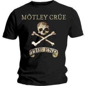 Image of Motley Crue - The End Unisex Large T-Shirt - Black