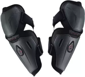 Image of Troy Lee Designs Elbow Guards, black-grey, black-grey, Size One Size