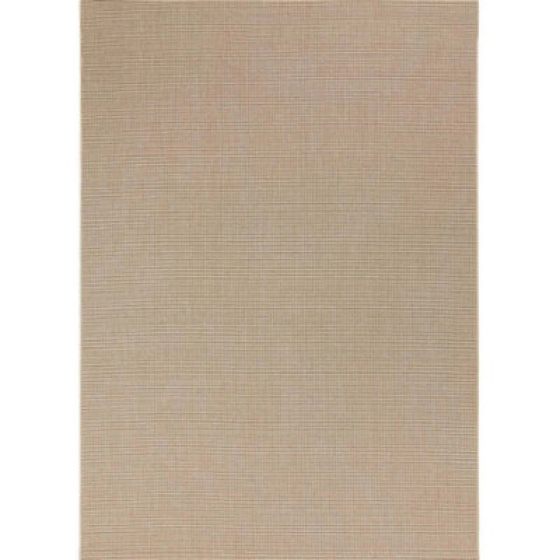 Image of The Rugs Weatherproof Plain Rug Indoor Outdoor Durable Easy Clean Minimalist In Beige