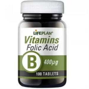 Image of Lifeplan Folic Acid 400mcg 100 capsule