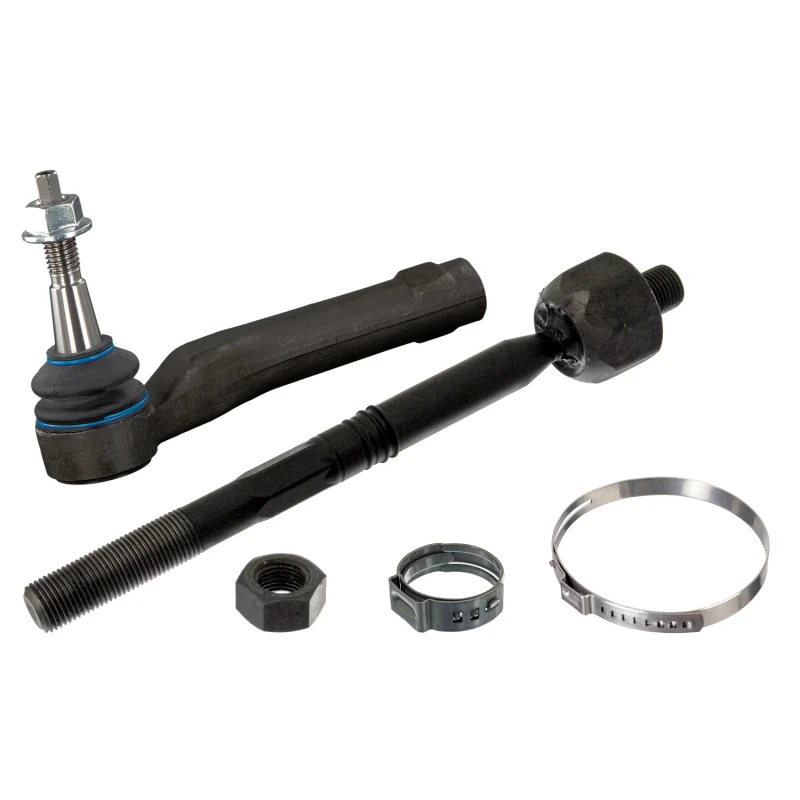 Image of FEBI BILSTEIN 44249 Tie Rod Front Axle Left, with fastening/mounting material Rod Assembly (284)