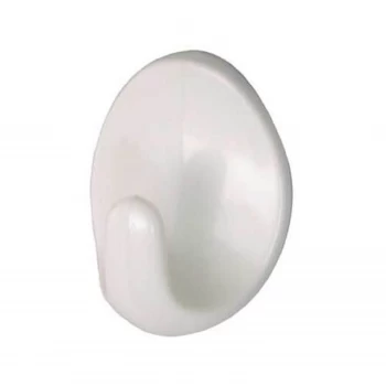 Image of Select Hardware Adhesive Medium Oval Hooks 5 Pack