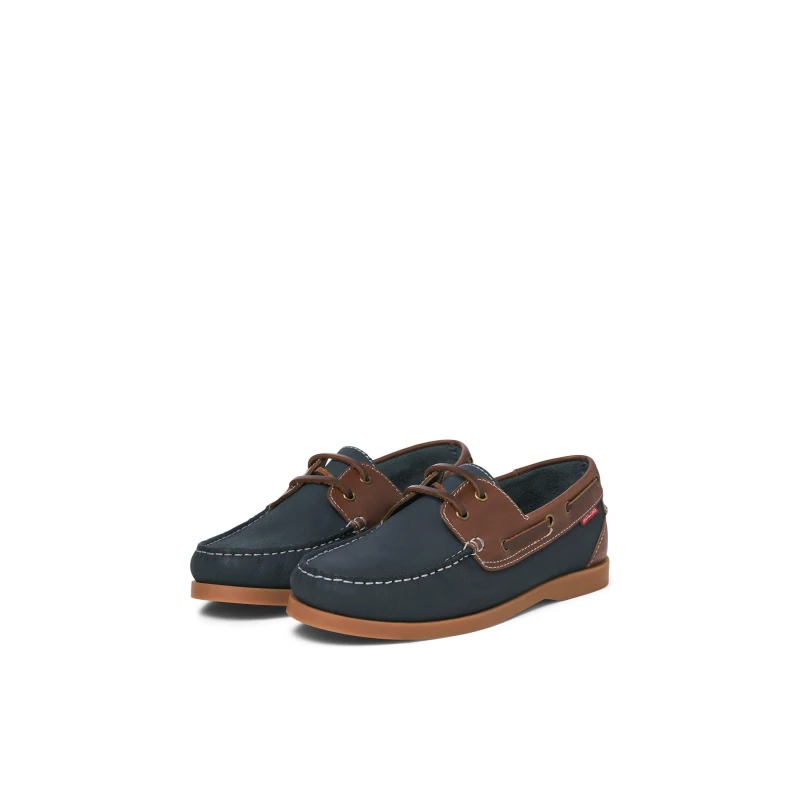 Image of Jack and Jones Mens Neptune Boat Shoes Navy Blazer male 8 (42)