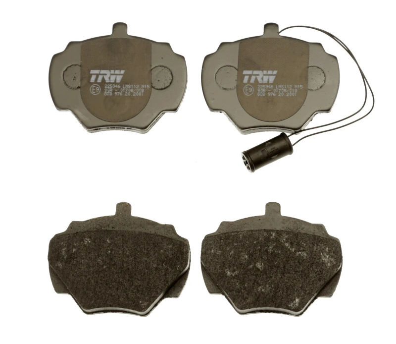 Image of TRW GDB976 Brake pad set incl. wear warning contact Brake Pad Set,disc brake (402)