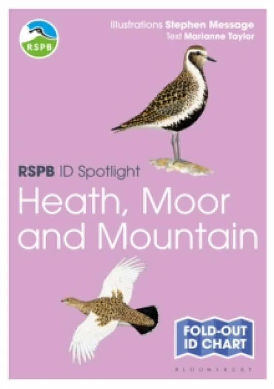 Image of RSPB ID Spotlight - Birds of Heath, Moor and Mountain Fold-out book or chart