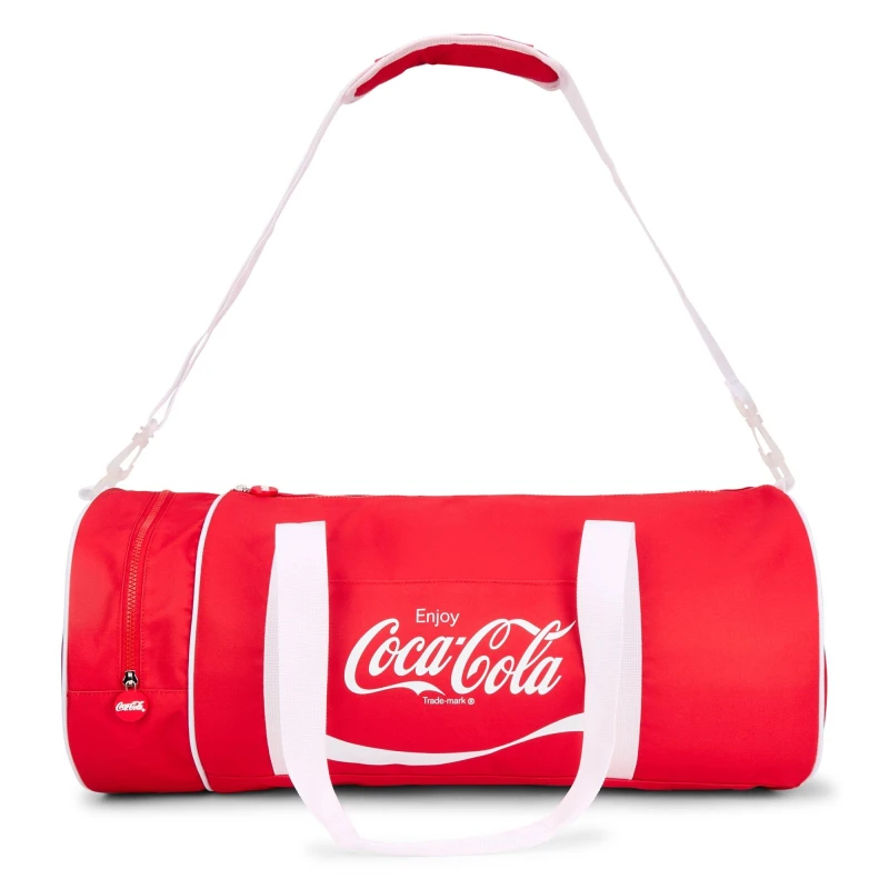 Image of Coca Cola Team Coca-Cola Officially Licensed Barrel Bag Unisex Red unisex One Size