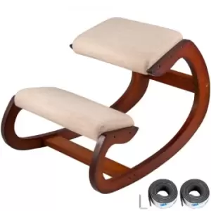 Image of VEVOR Ergonomic Kneeling Chair 220LB Load Capacity Kneeling Posture Desk Chair Stool with Hip Cushion Kneeling Ergonomic Stool for Home Office Good Po