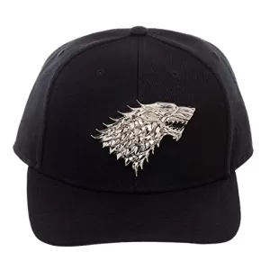 Image of Game Of Thrones - Black & Grey - Stark Snapback Cap